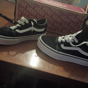 Vans Black and White Sneakers